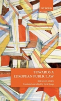 Cover: Towards a European Public Law - Oxford University Press