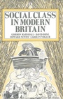 Cover: Social Class in Modern Britain - Routledge