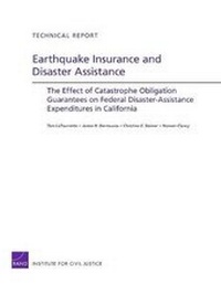 Enlarge image Cover: Earthquake Insurance and Disaster Assistance - RAND