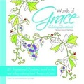 Cover: Words of Grace - A Colouring Devotional - Just Cards Publishing