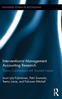 Enlarge image Cover: Interventionist Management Accounting Research - Routledge