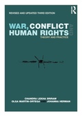 Cover: War, Conflict and Human Rights - Routledge