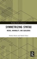 Cover: Symmetrizing Syntax - Routledge