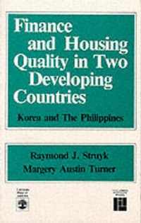 Enlarge image Cover: Finance and Housing Quality in Two Developing Countries - University Press of America