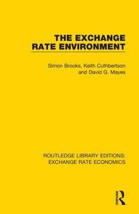 Enlarge image Cover: The Exchange Rate Environment - Routledge