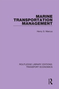 Cover: Marine Transportation Management - Routledge