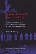 Cover: Federal Law and Southern Order - University of Georgia Press