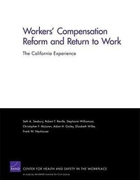 Abbildung von: Workers Compensation Reform & Return to - RAND