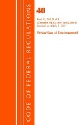 Bild: Code of Federal Regulations, Title 40 Protection of the Environment 52.1019-52.2019, Revised as of July 1, 2017 - Bernan Press