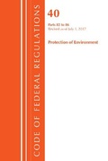Bild: Code of Federal Regulations, Title 40: Parts 82-86 (Protection of Environment) - Bernan Press