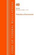 Bild: Code of Federal Regulations, Title 40: Part 80 (Protection of Environment) Air Programs - Bernan Press