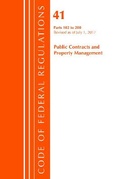 Cover: Code of Federal Regulations, Title 41 Public Contracts and Property Management 102-200, Revised as of July 1, 2017 - Bernan Press