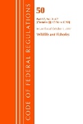 Bild: Code of Federal Regulations, Title 50 Wildlife and Fisheries 17.96-17.98, Revised as of October 1, 2017 - Bernan Press