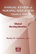 Cover: Annual Review of Nursing Education v.6; Clinical Nursing Education - Springer Publishing Company