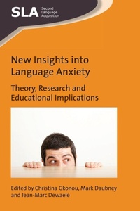 Enlarge image Cover: New Insights into Language Anxiety - Multilingual Matters