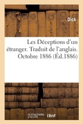 Cover: Les Deceptions d'Un Etranger. Traduit de l'Anglais - Hachette Livre - Bnf