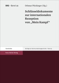 Cover: Schl&uuml;sseldokumente zur internationalen Rezeption von "Mein Kampf" - Franz Steiner Verlag