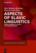 Cover: Aspects of Slavic Linguistics - De Gruyter