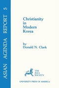 Cover: Christianity in Modern Korea - University Press of America