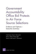 Cover: Government Accountability Office Bid Protests in Air Force Source Selections - RAND