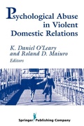 Cover: Psychological Abuse in Violent Domestic Relations - Springer Publishing Company