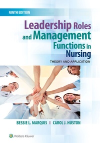 Abbildung von: Leadership Roles and Management Functions in Nursing - Lippincott Williams and Wilkins