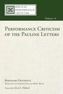 Cover: Performance Criticism of the Pauline Letters - Wipf & Stock Publishers