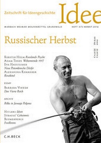 Abbildung von: Zeitschrift für Ideengeschichte Heft X/3 Herbst 2016 - C.H.BECK