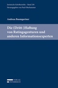 Cover: Die (Dritt-)Haftung von Ratingagenturen und anderen Informationsexperten - Verlag &Ouml;sterreich