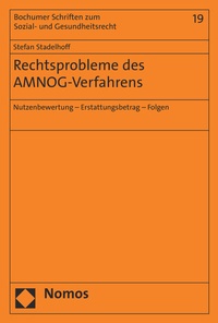Abbildung von: Rechtsprobleme des AMNOG-Verfahrens - Nomos