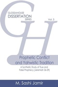 Cover: Prophetic Conflict and Yahwistic Tradition - Glossahouse