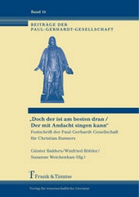 Abbildung von: "Doch der ist am besten dran / Der mit Andacht singen kann" - Frank & Timme