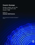 Cover: Cesario Gussago. Sonate a quattro, sei, et otti - Garland Publishing Inc