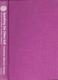 Enlarge image Cover: Speaking the Other Self - University of Georgia Press