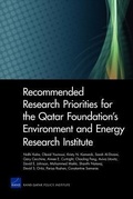 Cover: Recommended Research Priorities for the Qatar Foundation's Environment and Energy Research Institute - RAND