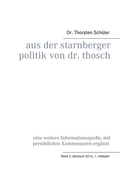 Abbildung von: Aus der Starnberger Politik von Dr. Thosch - BoD - Books on Demand