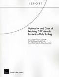 Cover: Options for and Costs of Retaining C-17 Aircraft Production-Only Tooling - RAND