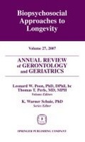 Cover: Annual Review of Gerontology and Geriatrics, Volume 27, 2007 - Springer Publishing Company