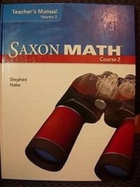 Enlarge image Cover: Saxon Math Course 2 Oklahoma - Saxon Publishers
