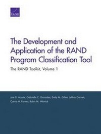 Enlarge image Cover: The Development and Application of the Rand Program Classification Tool - RAND