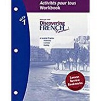 Enlarge image Cover: Activites Pour Tous with Lesson Review Bookmarks Level 1 - McDougal Littel