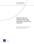 Cover: Patient Incentives to Motivate Doctor Visits and Reduce Hypertension Disparities - RAND