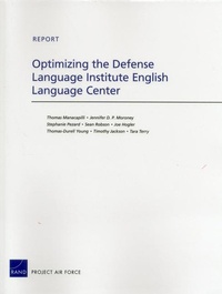 Enlarge image Cover: Optimizing the Defense Language Institute English Language Center - RAND