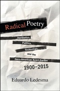 Cover: Radical Poetry - De Gruyter