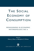Cover: The Social Economy Consumption No 6 - University Press of America
