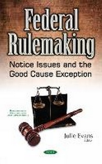 Enlarge image Cover: Federal Rulemaking - Nova Science Publishers Inc