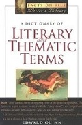 Cover: A Dictionary of Literary & Thematic Terms - Facts On File Inc