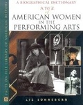 Cover: A to Z of American Women in the Performing Arts - Facts On File Inc