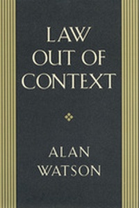 Enlarge image Cover: Law Out of Context - University of Georgia Press