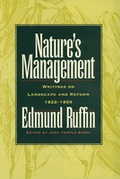 Cover: Nature's Management - University of Georgia Press